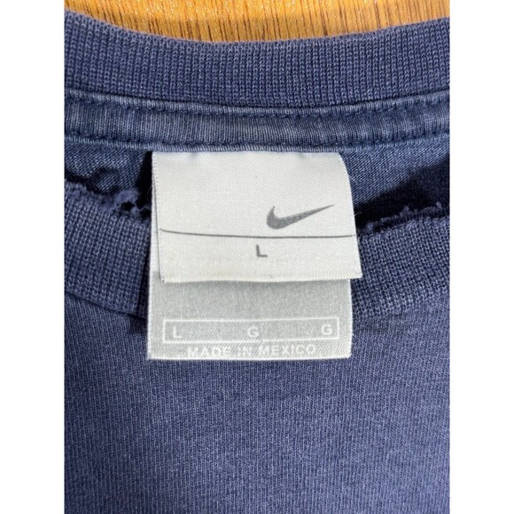 Vintage 90s Nike There Is No Finish Line Shirt Men’s Large Blue Swoosh - Picture 6 of 11